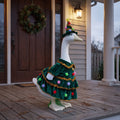 23 Inch Christmas Porch Goose Santa Outfit – Holiday Costume Holiday Goose Costume SWANS Default Title