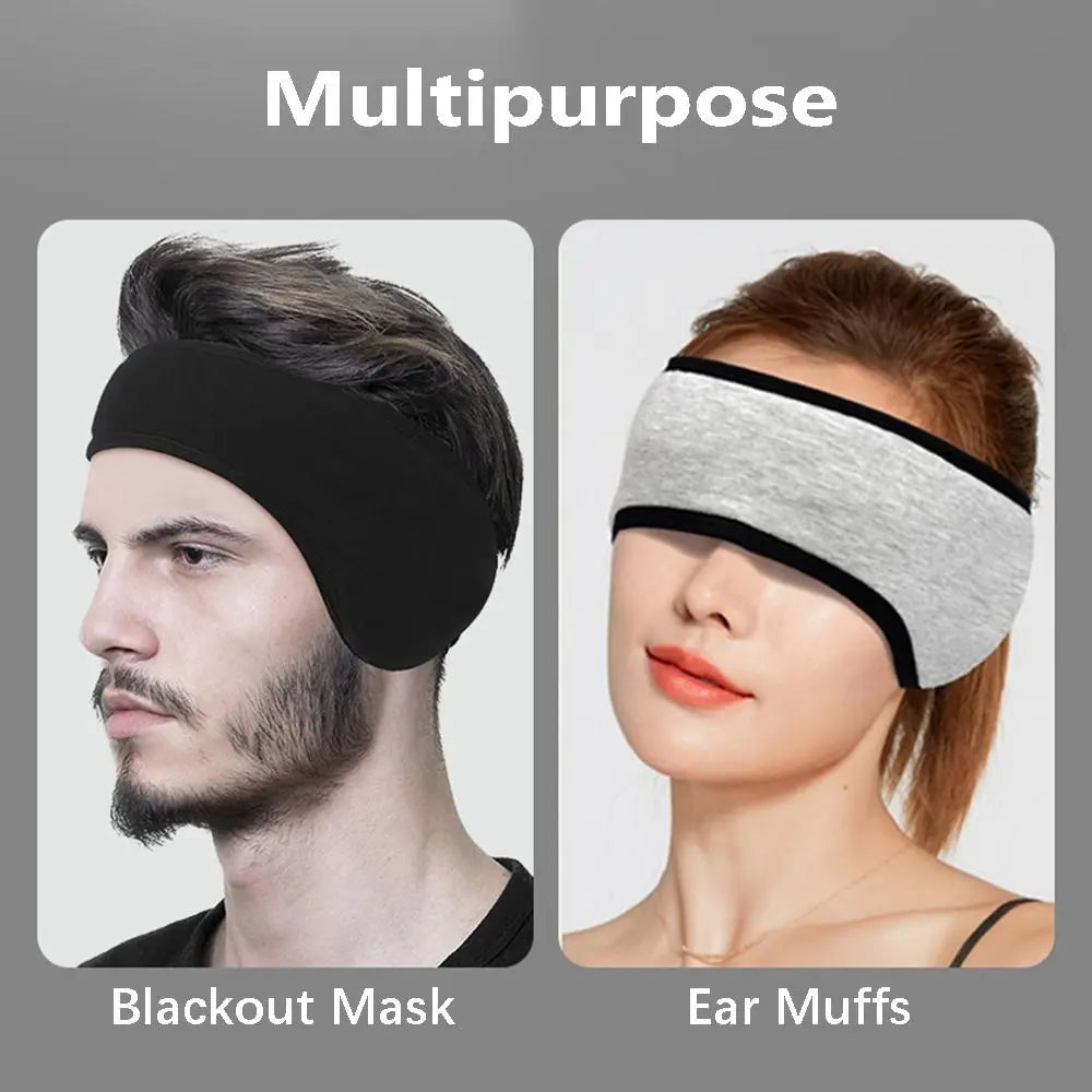 2-in-1 Blackout Sleep Mask & Noise-Reducing Earmuffs Sleep Mask SWANS
