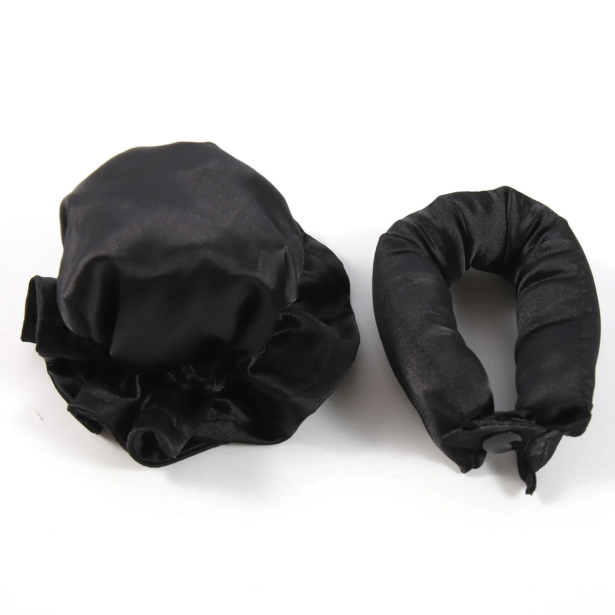 Heatless Hair Curler – Foam Silk Curling Rod Headband Set Heatless Hair Curler SWANS black