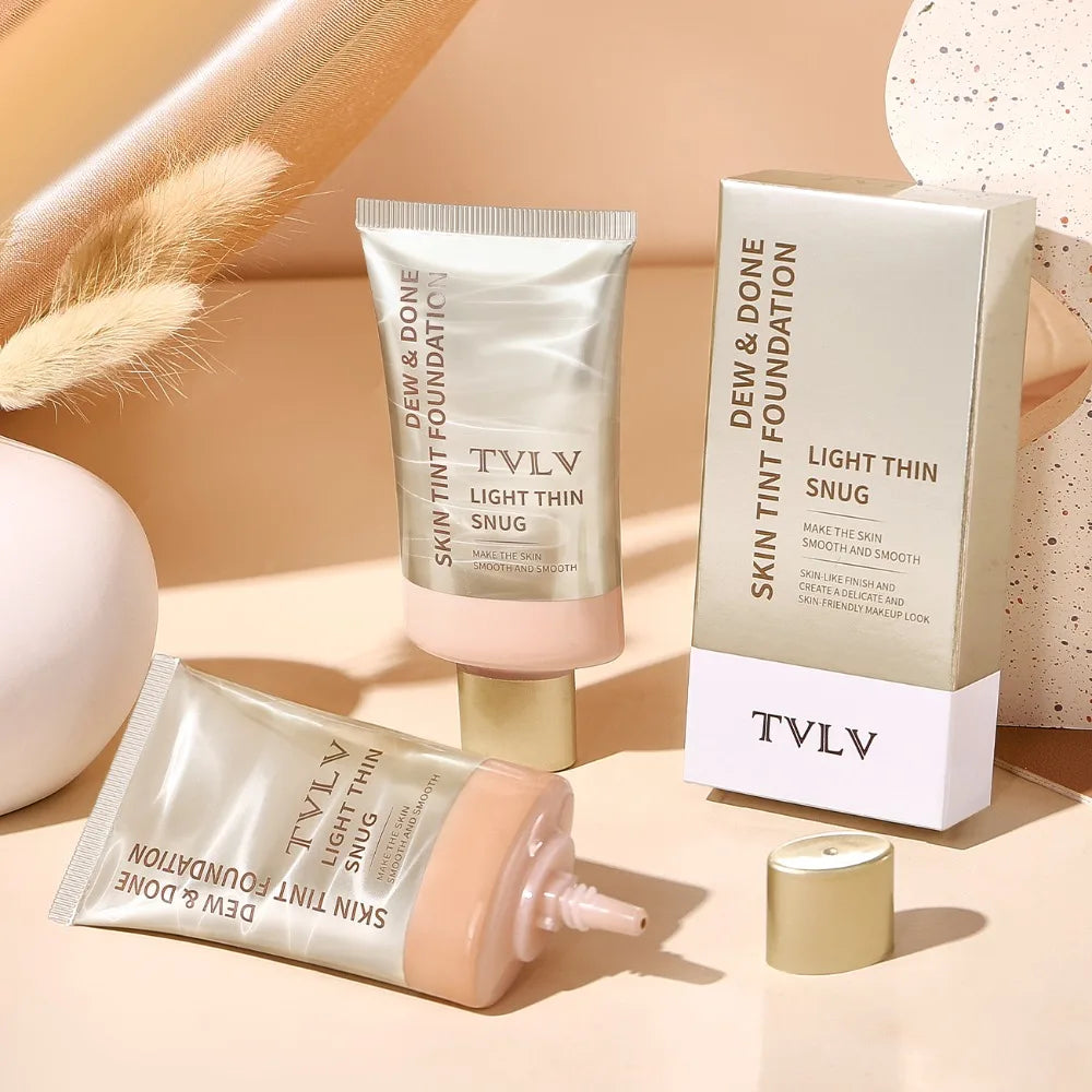 TVLV Skin Tint Foundation – Moisturizing Natural Coverage Makeup Skin Tint Foundation SWANS