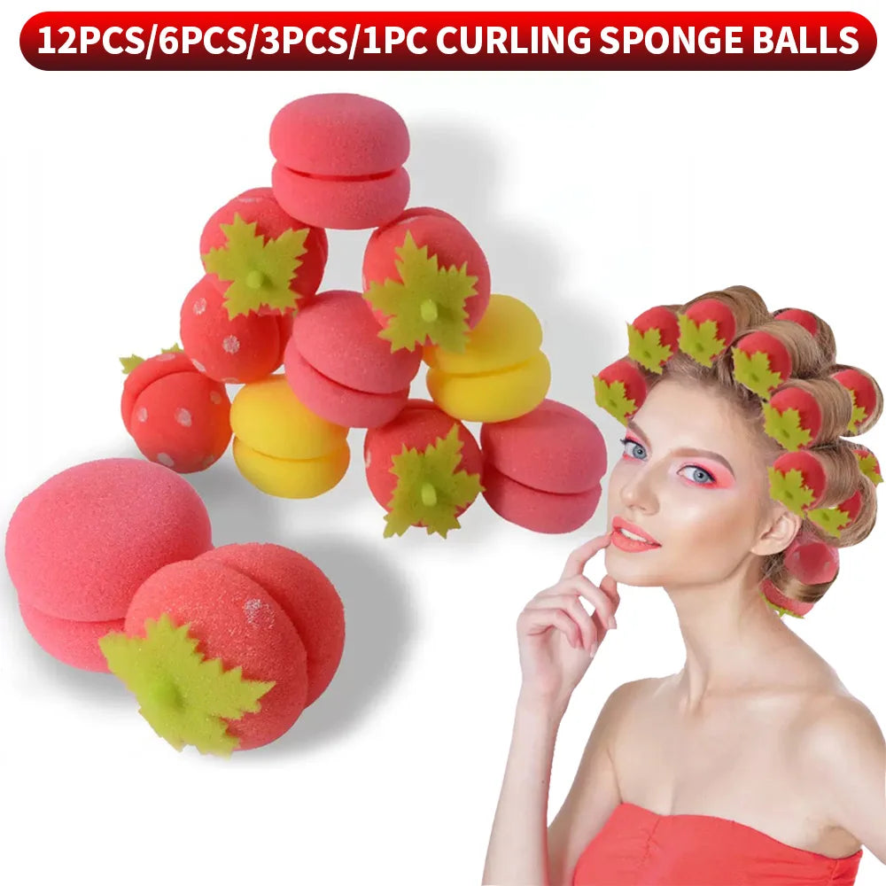 Foam Sponge Hair Rollers for Curly Styling – 1 to 12 Pack Foam Hair Rollers SWANS
