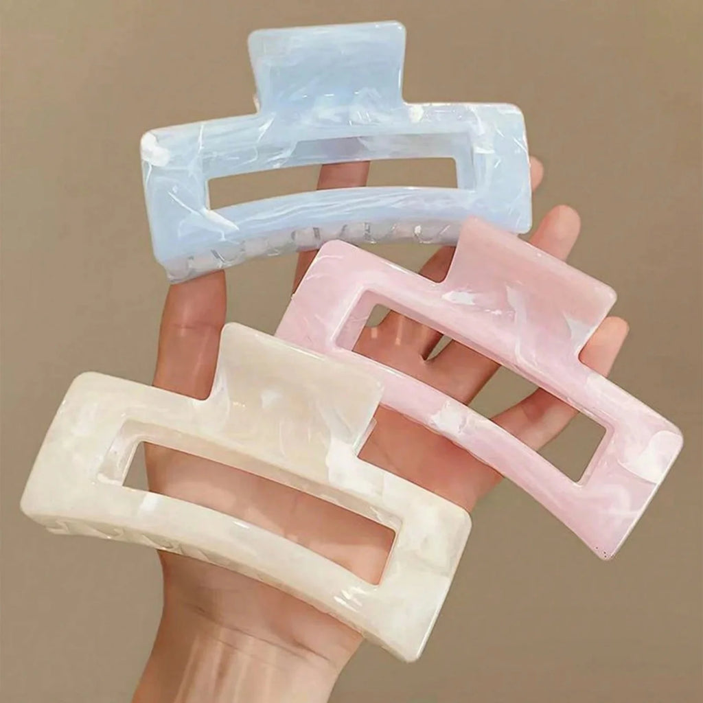 Translucent Hair Claw Clip for Thick Hair – Korean Style Hair Claw Clip SWANS