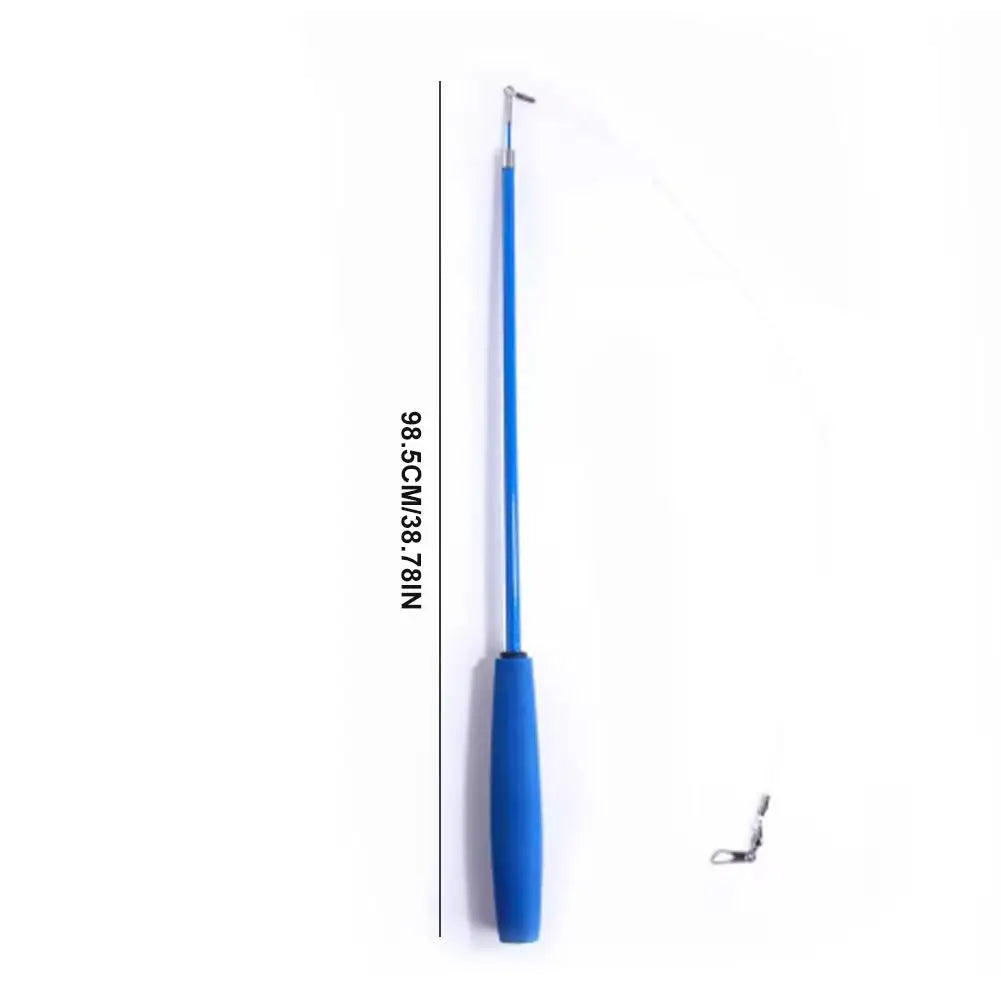 11-Piece Retractable Cat Wand Toy Set – 10 Feather Heads Cat Wand Toy Set SWANS