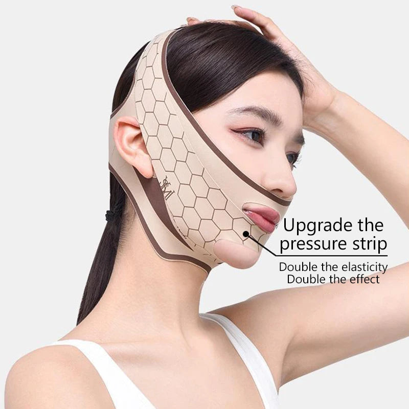 V-Line Face Lifting Bandage – Chin & Cheek Contouring Strap Face Contouring Strap SWANS