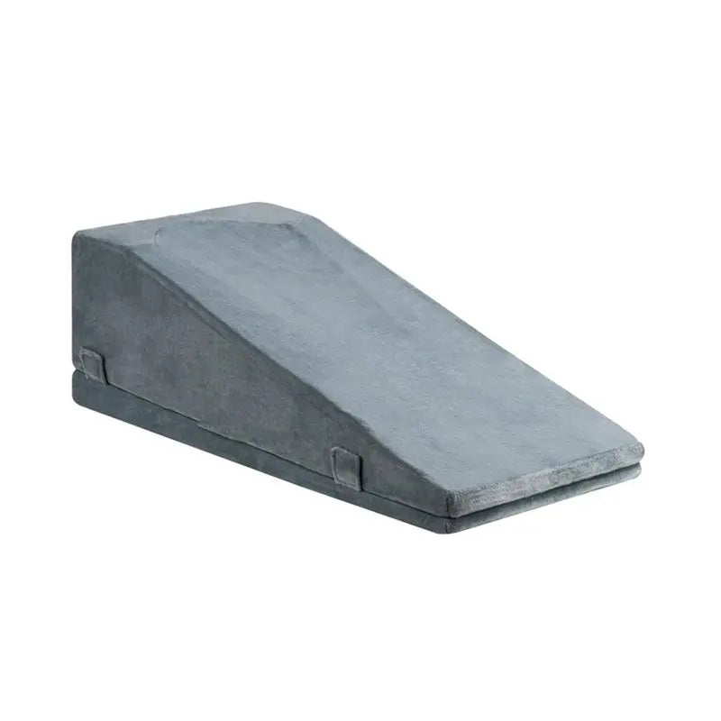 Leg Elevation Pillow – Adjustable 2-Level Foam Wedge Support Leg Wedge Pillow SWANS Gray No plug