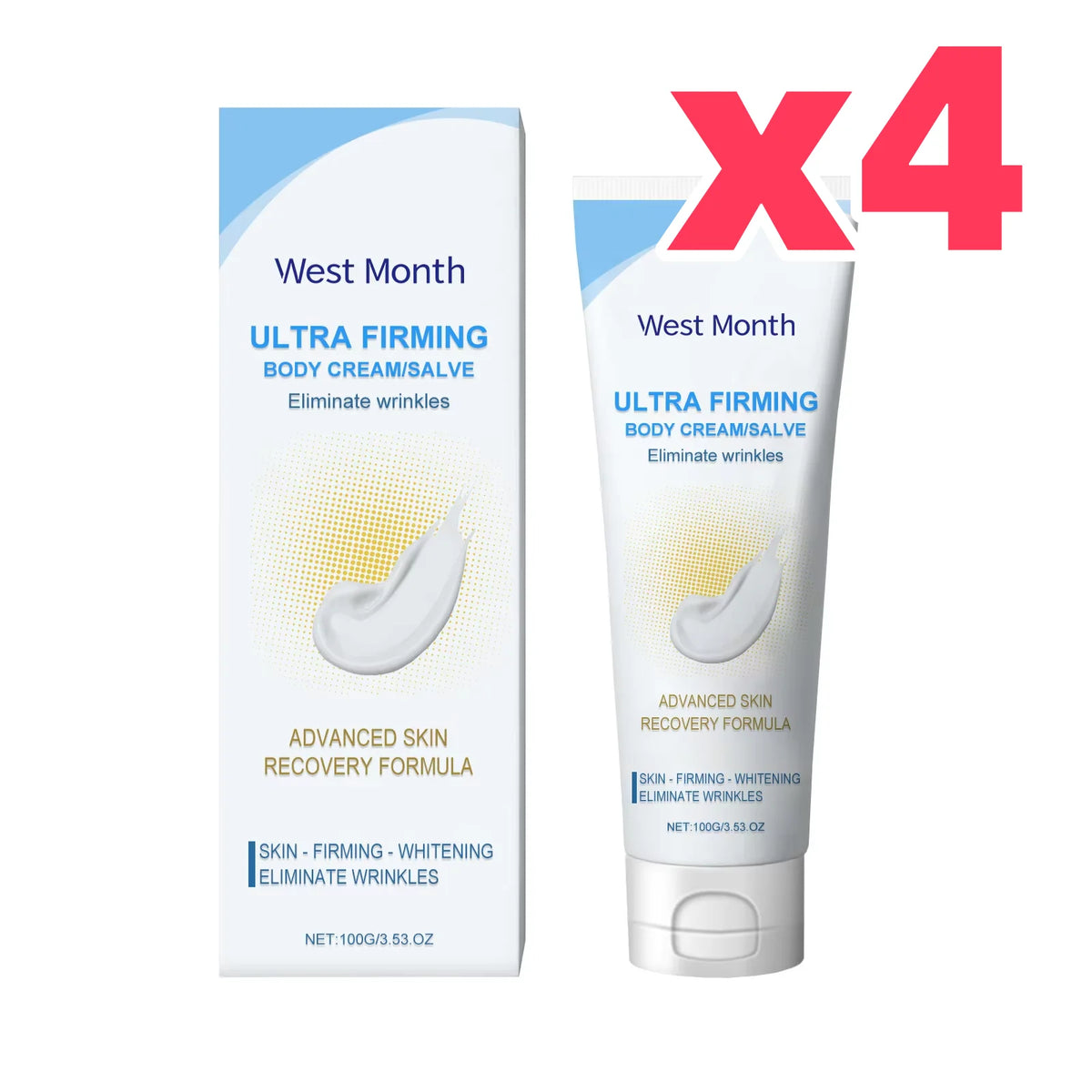 WEST MONTH Firming Body Cream – Sculpting & Moisturizing Firming Body Cream SWANS 400g boxed