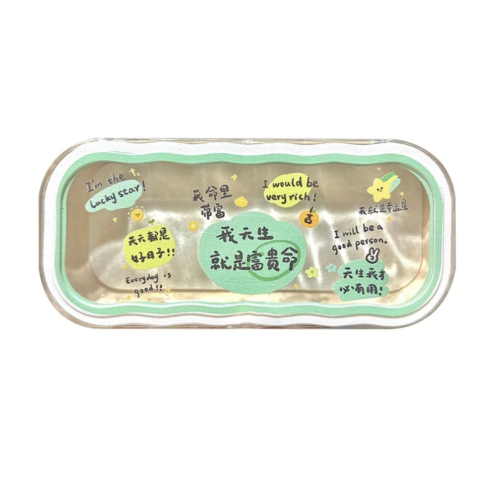 Transparent Plastic Glasses Case – Portable Sunglasses Storage Box Eyeglasses Case SWANS 9