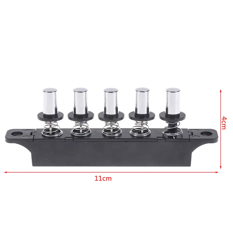 5-Position Plug-In Range Hood Button Switch – Silver Range Hood Part SWANS