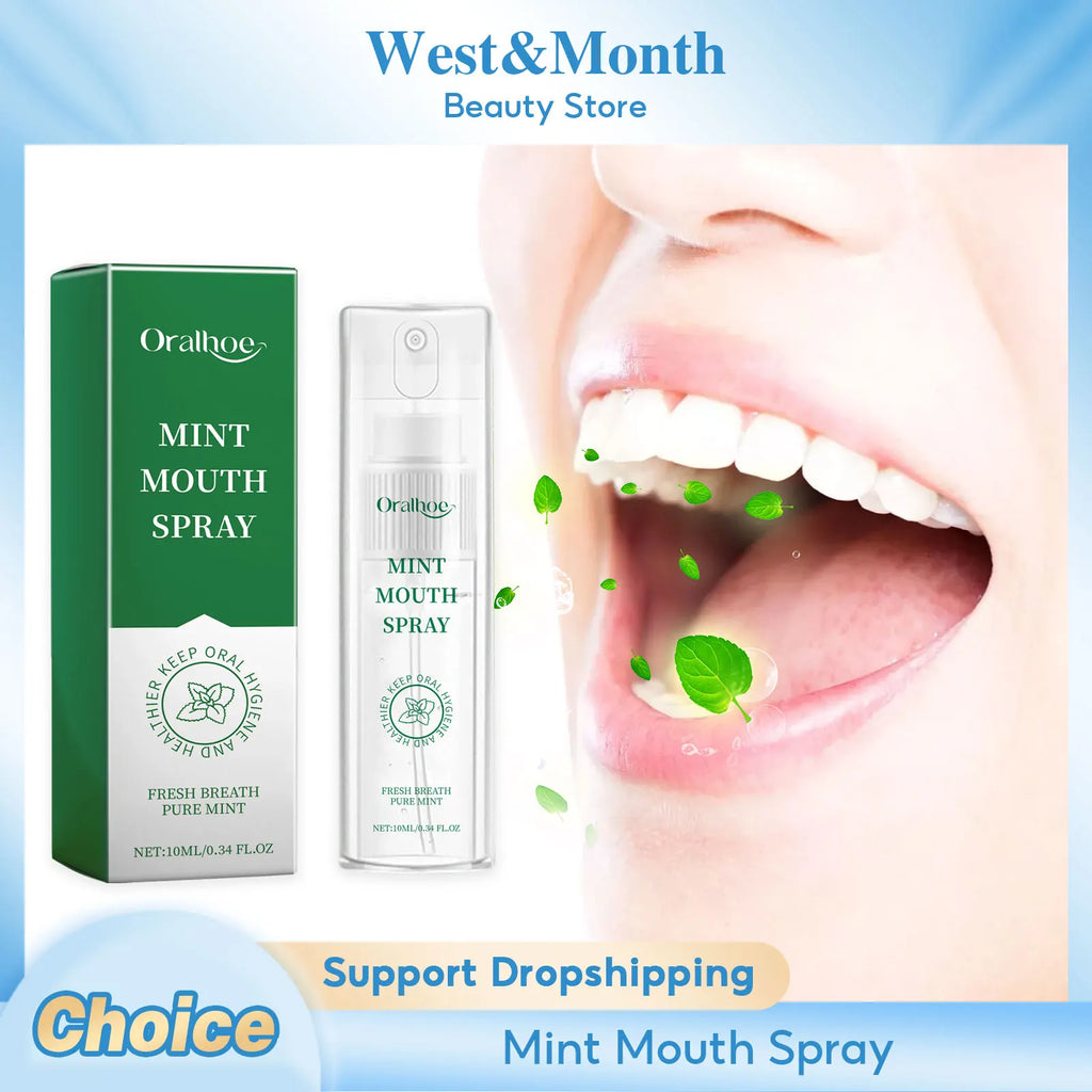 South Moon Mint Breath Spray – Fresh Mouth Mist 40g Breath Freshener Spray SWANS