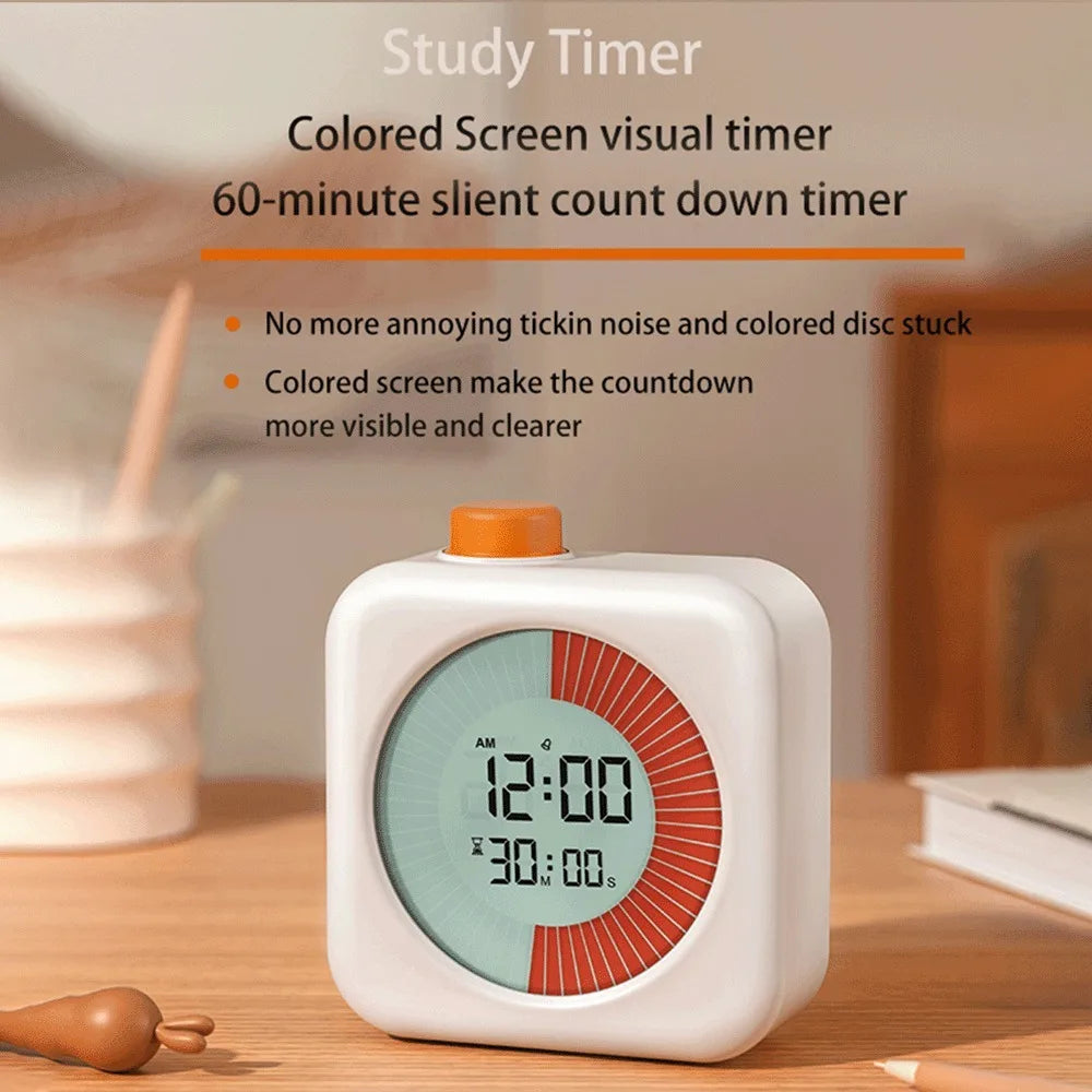 Digital Visual Countdown Timer with Alarm & Progress Bar Visual Countdown Timer SWANS