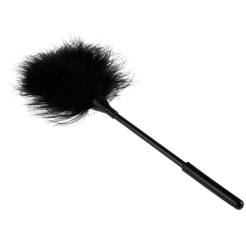 Couples Flirt Whip Flogger Tickler – Plastic 26.5cm Flirt Whip Flogger SWANS