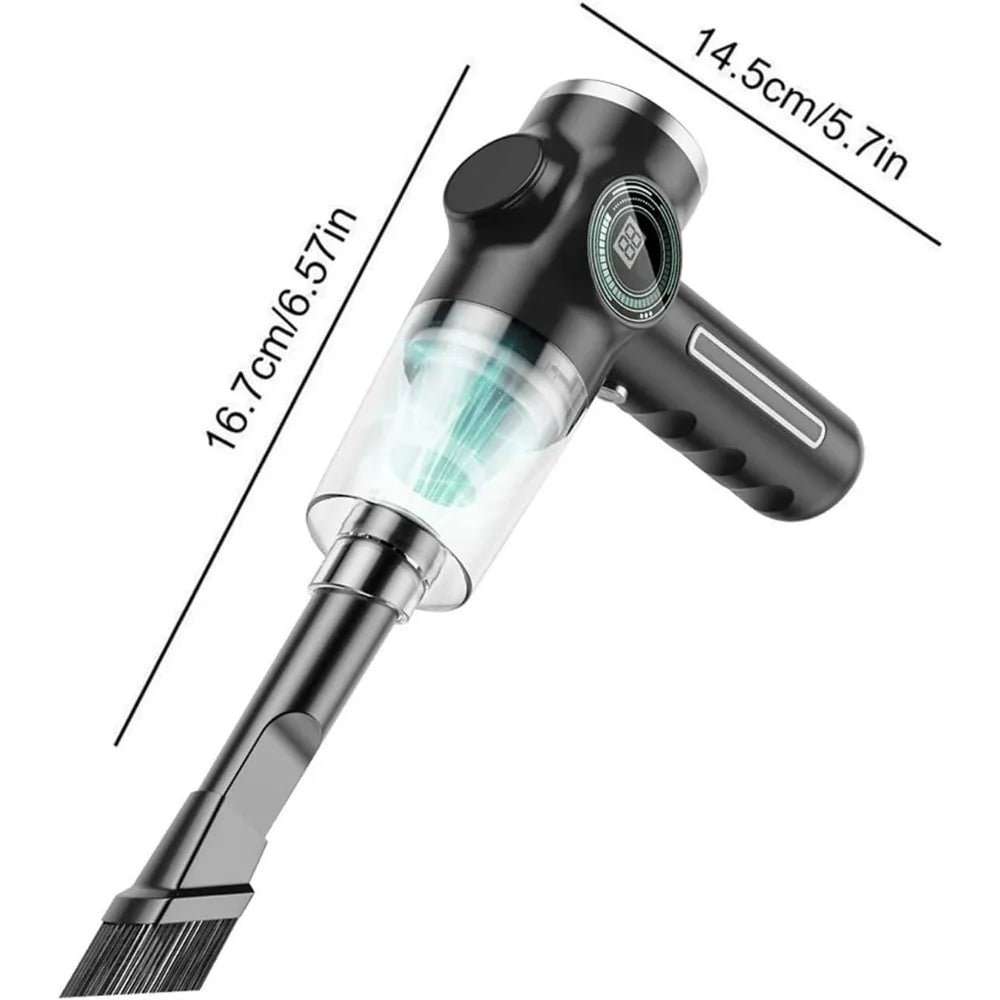 SWANS 29000Pa Wireless Handheld Car Vacuum 120W LCD Display Handheld Vacuum Cleaner SWANS