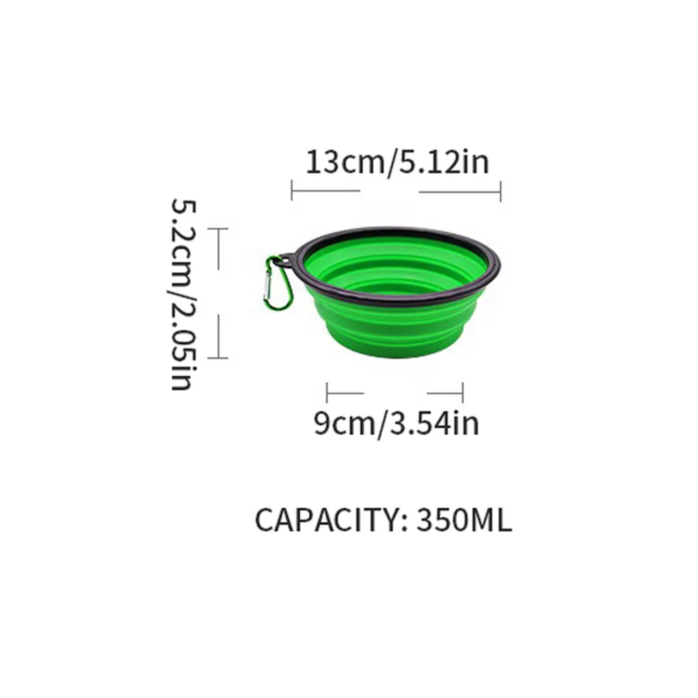 SWANS 350ml Folding Pet Bowl – Portable Collapsible Dog Bowl Collapsible Pet Bowl SWANS
