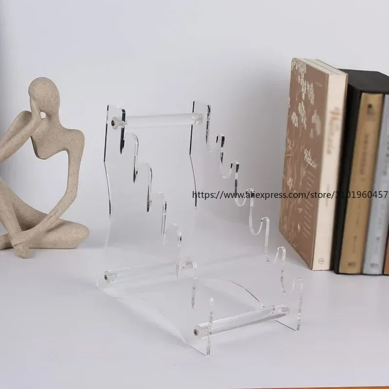 Acrylic Vinyl Record Storage Rack – Desktop Display Stand Vinyl Record Rack SWANS