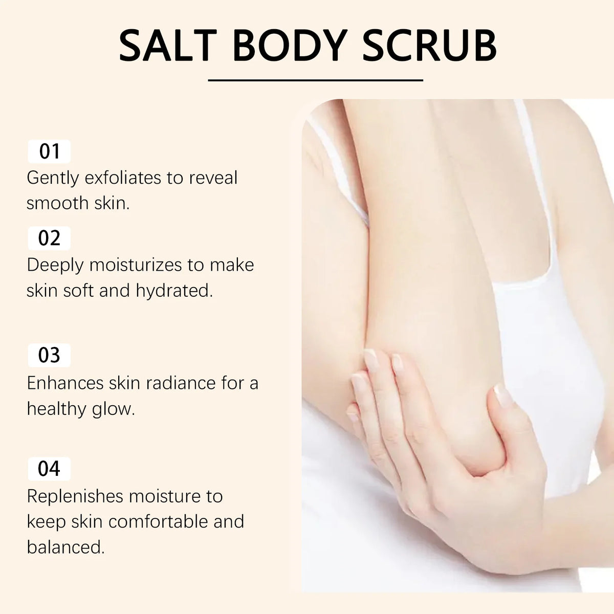 WOODSLEEP Coconut Body Scrub – Exfoliate, Brighten & Smooth Body Scrub SWANS