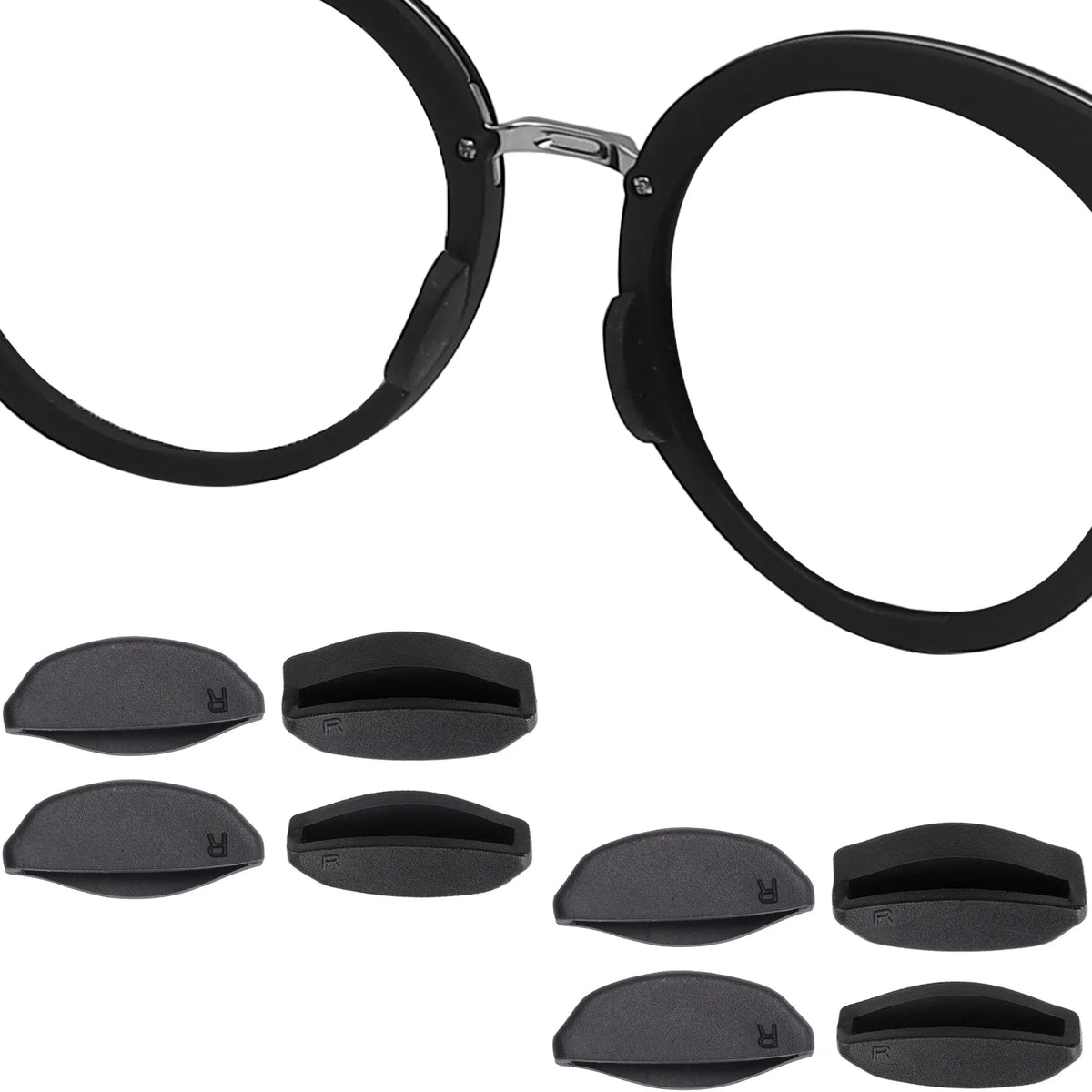 Silicone Nose Pads for Oakley Spindrift & Side Swept Frames Eyewear Nose Pads SWANS 2 Pairs