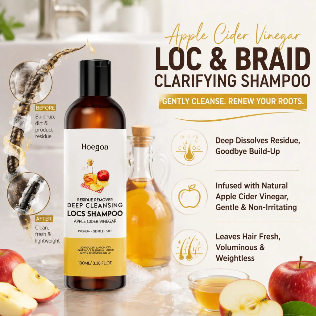 Apple Cider Vinegar Locs Shampoo – Deep Cleansing 100ml Locs Shampoo SWANS
