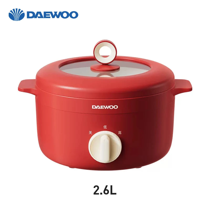 DAEWOO S29 1200W Multi-Function Electric Hot Pot Cooker Electric Hot Pot Cooker SWANS 2.6L 220V-240V EU Plug
