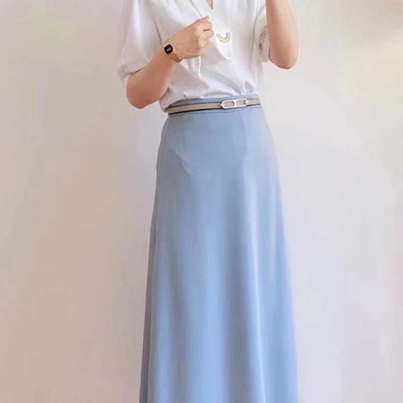 Women's Thin PU Leather Belt – Metal Buckle Waist Strap Women's Fashion Belt SWANS