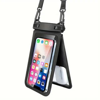 Waterproof Phone Pouch Dual-Pocket Dry Bag with Lanyard Waterproof Phone Pouch SWANS CF-TP000134