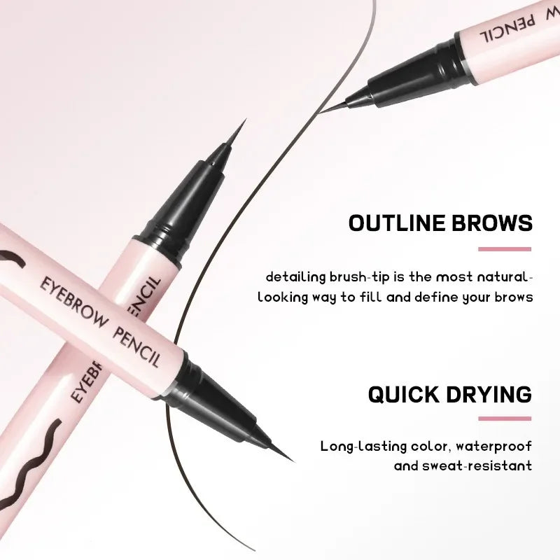 Waterproof Ultra Fine Liquid Eyebrow Pencil – Brown & Black Liquid Eyebrow Pencil SWANS