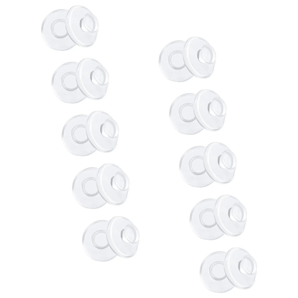 Silicone Push-In Nose Pads 9mm – Glasses & Sunglasses Eyewear Nose Pads SWANS 10 Pairs