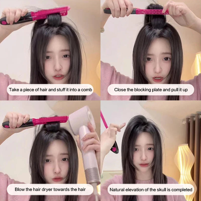 V-Type Hair Straightener Brush – Styling Comb for Men & Women Hair Straightener Brush SWANS