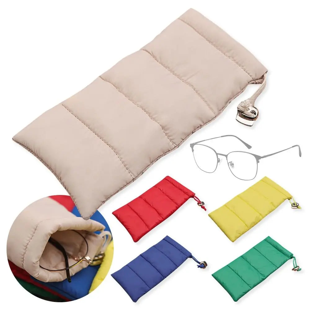 Soft Cotton Drawstring Glasses Case – Unisex Eyewear Pouch Eyewear Storage Case SWANS