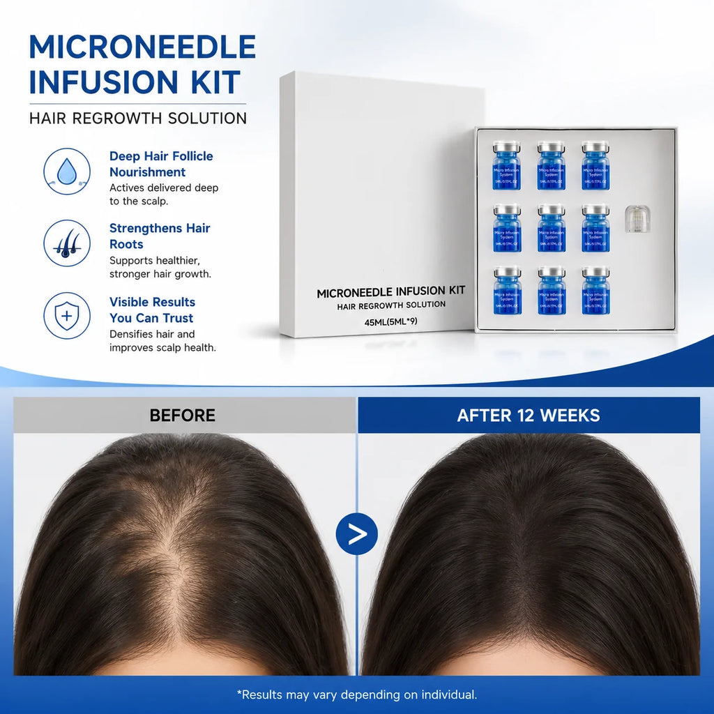 SWANS Microneedle Scalp Serum Kit – Hair Nourishing Care Scalp Care Kit SWANS
