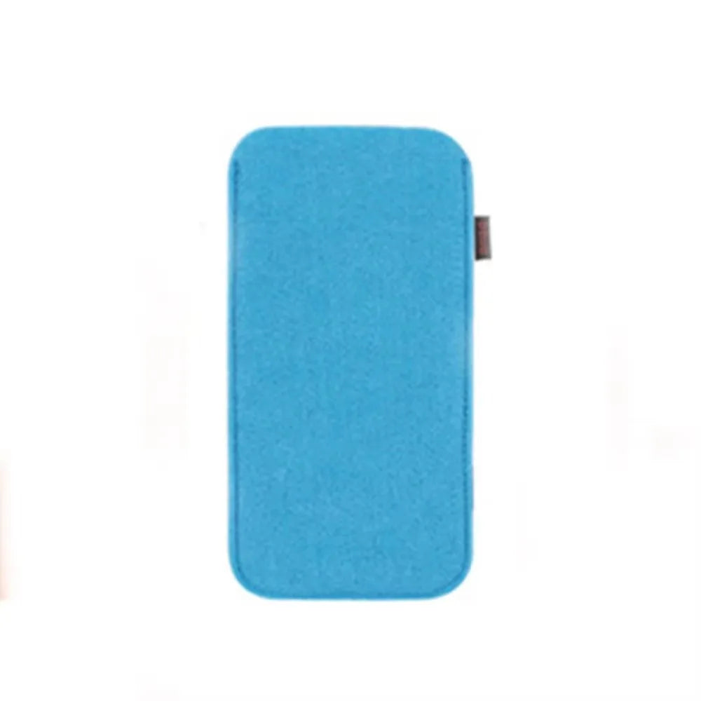 Soft Felt Eyeglasses Bag – Portable Unisex Glasses Pouch Eyeglasses Pouch SWANS Blue