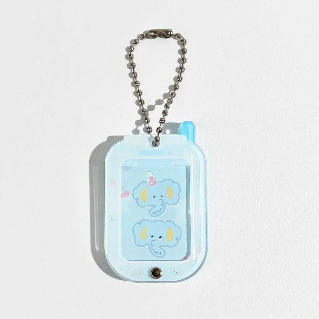 Acrylic Photo Frame Keychain – 1-Inch Photocard Holder Photo Frame Keychain SWANS
