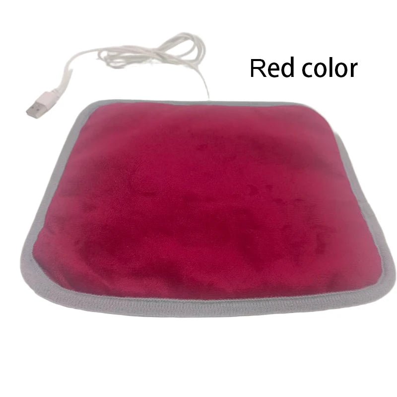 USB Heating Blanket Shawl – Thermostatic Lap & Hand Warmer Heated Blanket Shawl SWANS Red