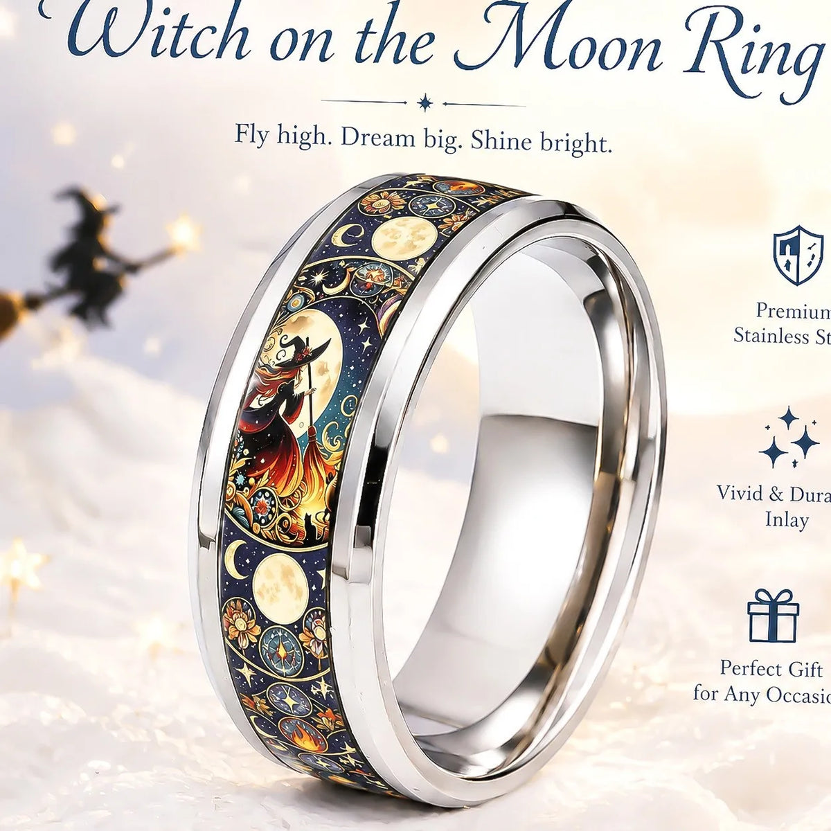 Stainless Steel Double Bevel Wedding Band Ring – Unisex 8mm Stainless Steel Ring SWANS 10 Steel color 13