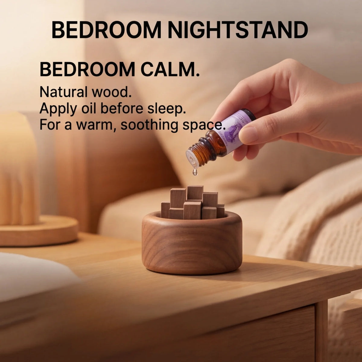 SWANS Matchstick Wood Aroma Diffuser – Essential Oil Decor Aroma Diffuser SWANS