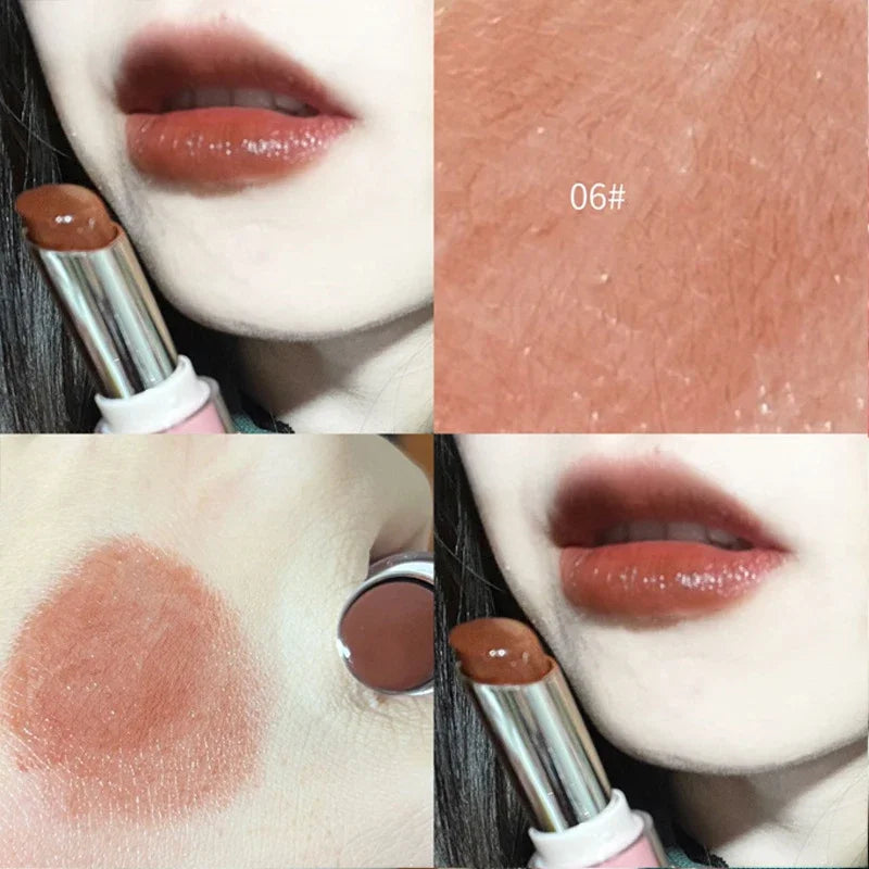 Water Gloss Mirror Lipstick – Crystal Jelly Moisturizing Lip Mirror Lip Gloss SWANS 06