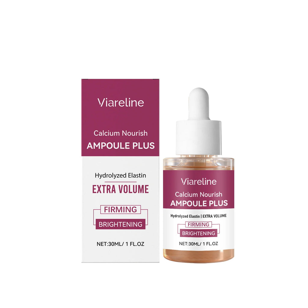 VIARELINE Calcium Ampoule Serum – Firm, Brighten & Hydrate 30ml Facial Serum SWANS 30ml boxed