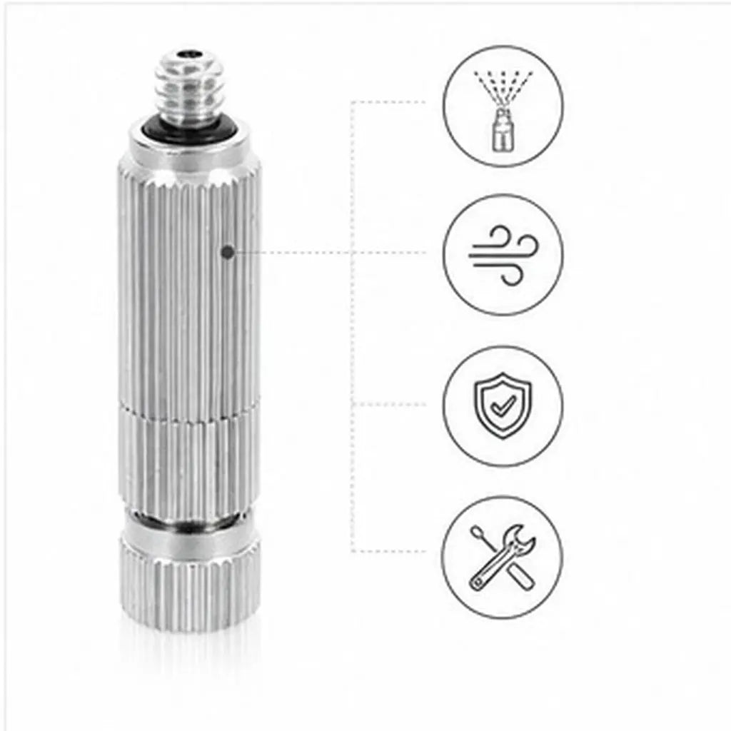 5-Pack High Pressure Garden Misting Nozzles – Copper Atomizer Garden Misting Nozzles SWANS Default Title