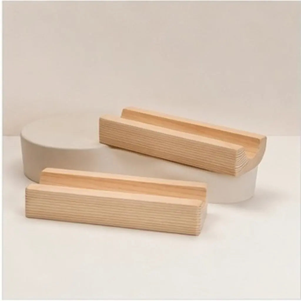 2-Pack Solid Wood Rolling Pin Holder Rack – Countertop Stand Rolling Pin Holder SWANS other