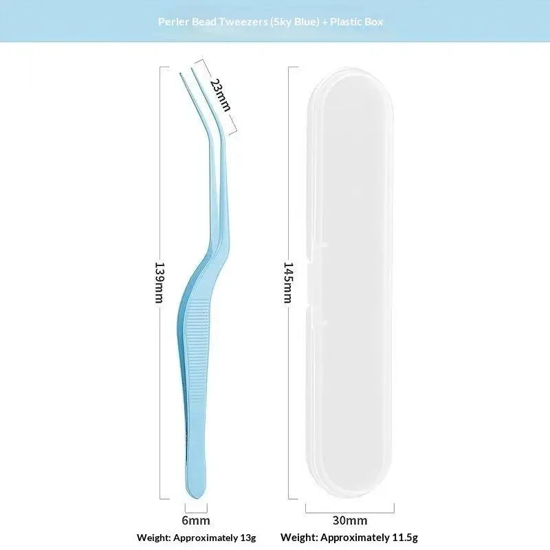Stainless Steel Precision Bead Tweezers – Anti-Static DIY Tool Craft Tweezers SWANS A4