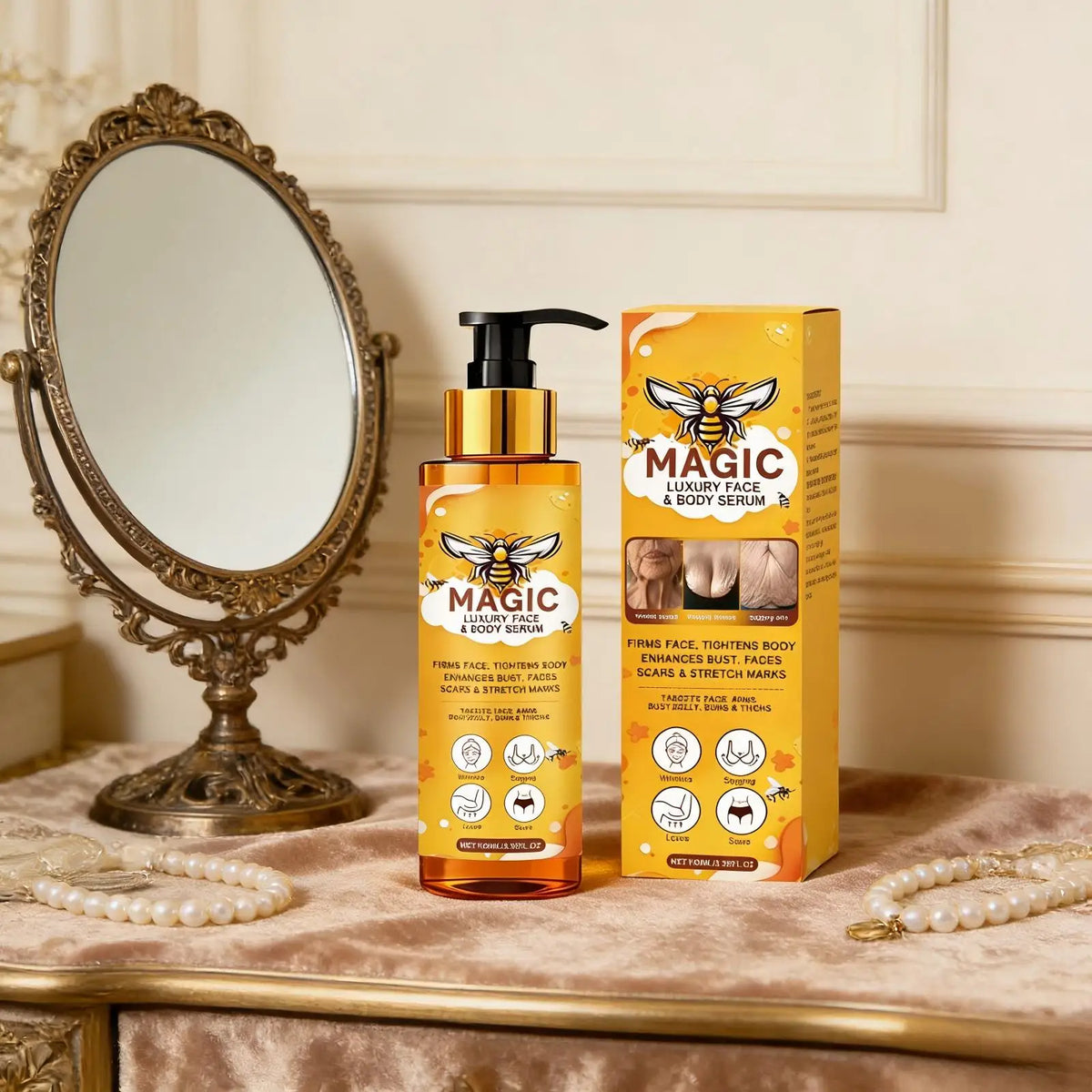 Bee Venom & Hyaluronic Acid Body Serum – Firming Skin Body Firming Serum SWANS