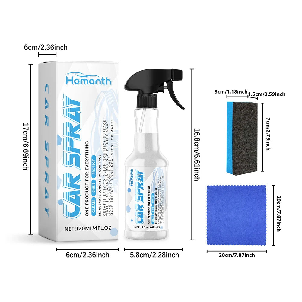 120ml Car Coating Spray – Waterproof Polish & Protector Car Coating Spray SWANS
