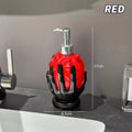 SWANS Refillable Bathroom Dispenser Bottles – Soap & Shampoo Bathroom Dispenser Set SWANS Red