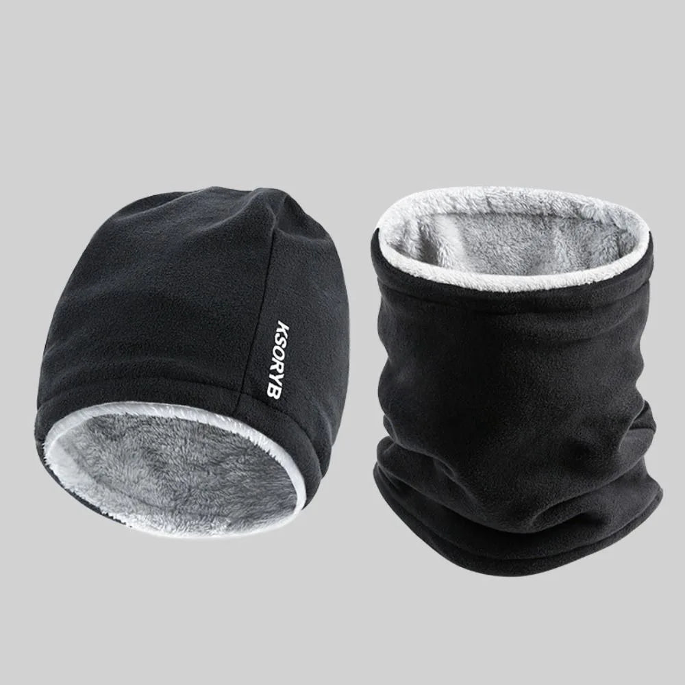Windproof Winter Knit Mask Hat with Ear Protection – Unisex Winter Knit Hat SWANS WHITE