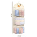 Hanging Mesh Storage Bag 2/3-Layer Wardrobe Organizer Wardrobe Storage Organizer SWANS L