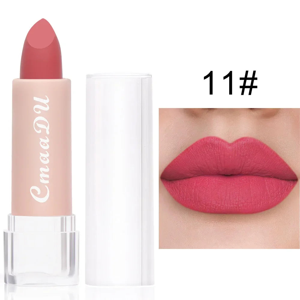 Velvet Matte Lipstick – Long-Lasting Waterproof, 15 Shades Matte Lipstick SWANS 11