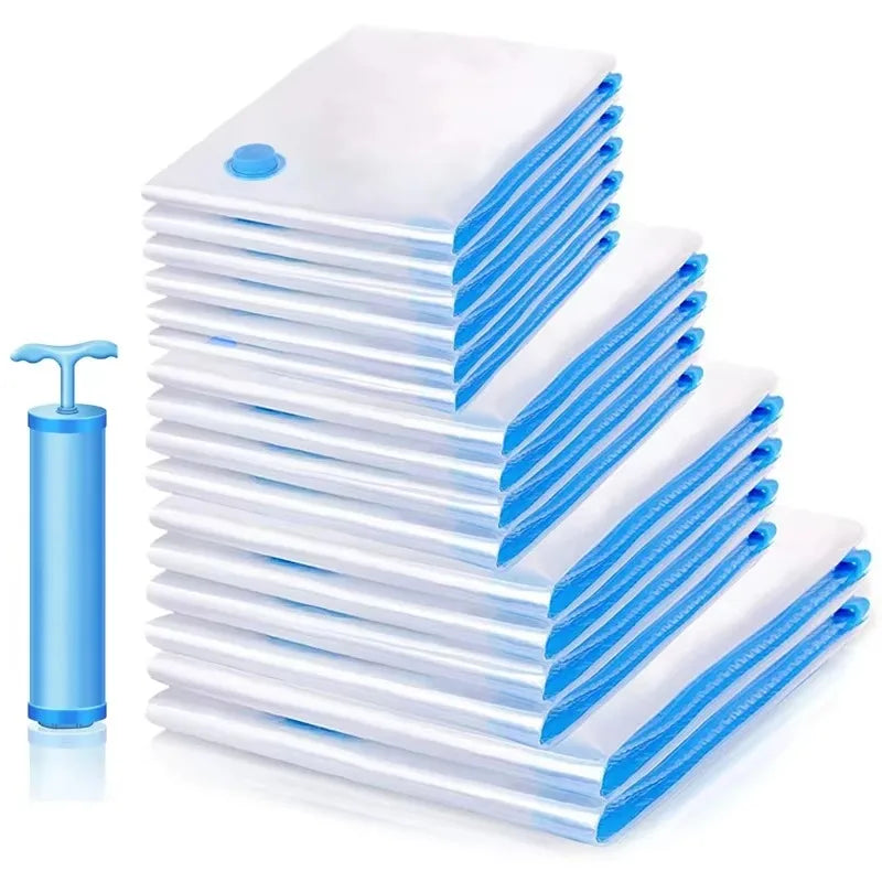 Vacuum Storage Bags – Space-Saving Compression Organizer Vacuum Storage Bags SWANS