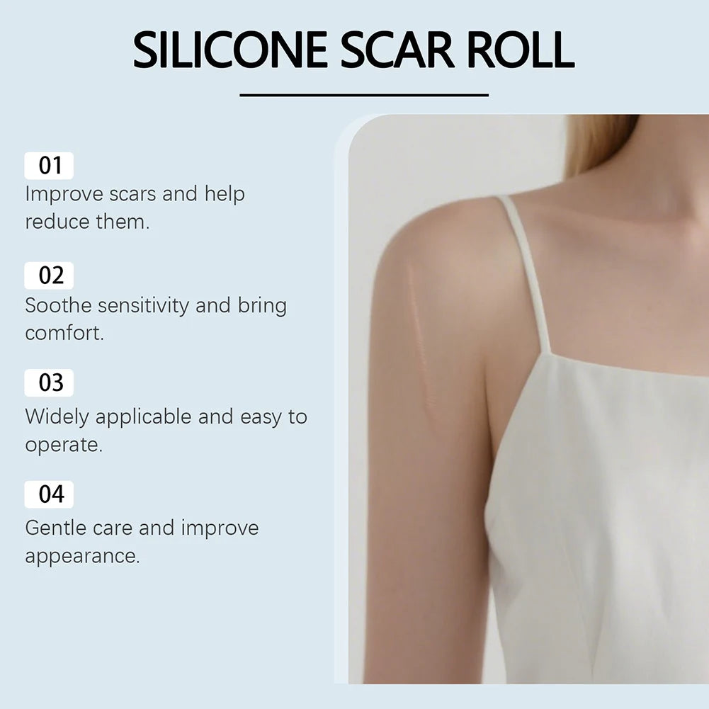 Silicone Scar Patch Hydrocolloid Roll 4x150cm – Self-Adhesive Silicone Scar Patch SWANS