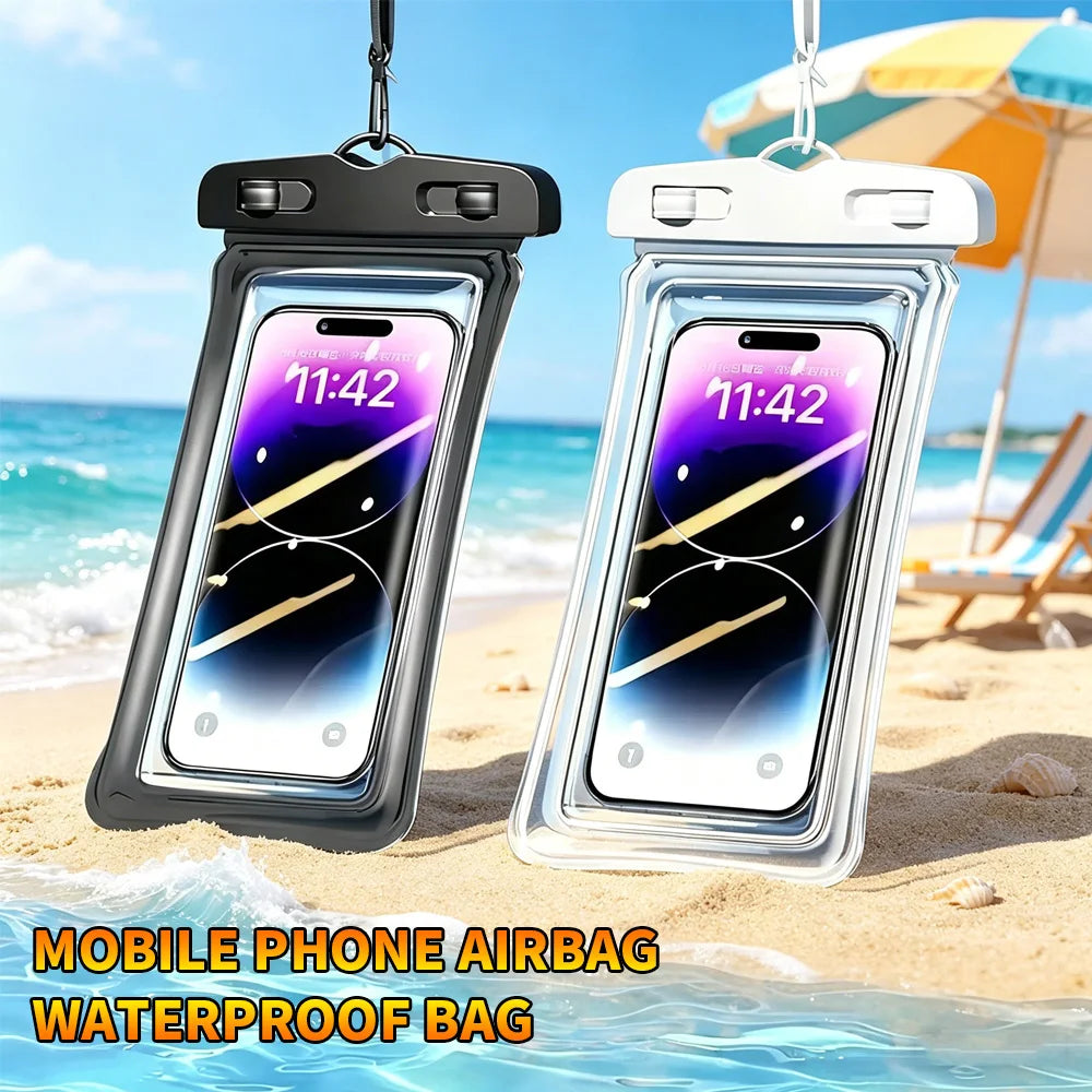 Floating Airbag Waterproof Phone Pouch with Lanyard Waterproof Phone Pouch SWANS