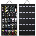 Felt Sunglasses Hanging Organizer – 15/25 Slot Wall Storage Eyewear Organizer SWANS Black-L CHINA