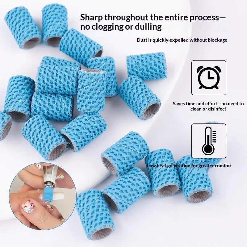 YOVIP Ceramic Honeycomb Nail Drill Sanding Bands – 3 Grits Nail Sanding Bands SWANS